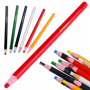 Mydełko Kreda krawiecka znikająca ołówek CZERWONA