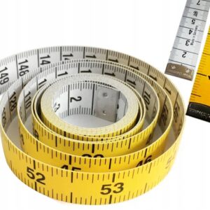 Centymetr dwustronny miara krawiecki cm cal 150 cm