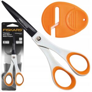NOŻYCZKI UNIWERSAL TITANIUM Non-Stick FISKARS 18CM z ostrzałką
