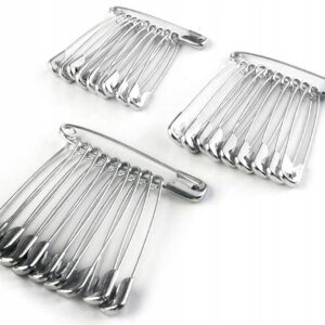 Agrafka komplet 3 rozmiary 30 szt. nikiel pęk!