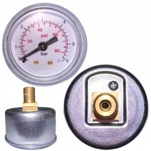 MANOMETR WSKAŹNIK CIŚNIENIA 1/8' 0-6BAR 40MM TARCZOWY