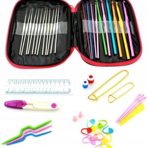 Zestaw szydełek szydełka do szydełkowania 50 szt.