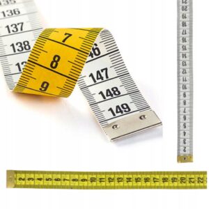 Centymetr dwustronny miara krawiecki niemiecki 150 cm