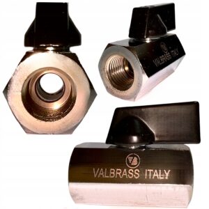 Zawór kulowy spustowy z pokrętłem 1/4' GW