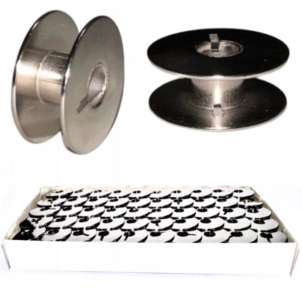 SZPULKA METALOWA DO MASZYN SZYJĄCYCH DO SZYCIA 100 sztuk