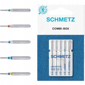 Igła igły do maszyn domowych 70 80 90 Schmetz 5szt