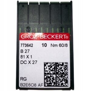 IGŁY DO MASZYNY OVERLOCK B27 DCx27 60/8R 10SZT