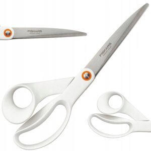 FISKARS NOŻYCZKI NOŻYCE KRAWIECKIE 21 CM BIAŁE