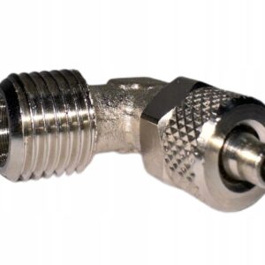 ZŁĄCZKA NA WĄŻ TEFLONOWY 6X4MM 1/4' GZ KOLANKO