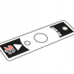 BLASZKA OPISOWA DO ŻELAZKA DUE EFFE APRIPIEGA