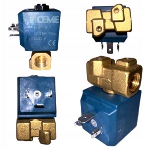 Elektrozawór przelotowy CEME 6612, cewka 230V 1/4"