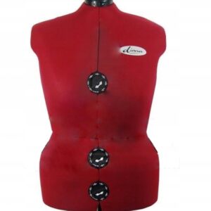 Manekin damski krawiecki regulowany DIANA czerwony D