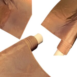 Tkanina poliestrowa termoodporna 150 cm brązowa