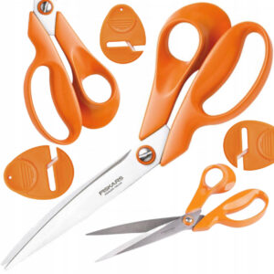 Nożyce nożyczki FISKARS uniwersalne CLASSIC ostrzałka gładzik 27 CM